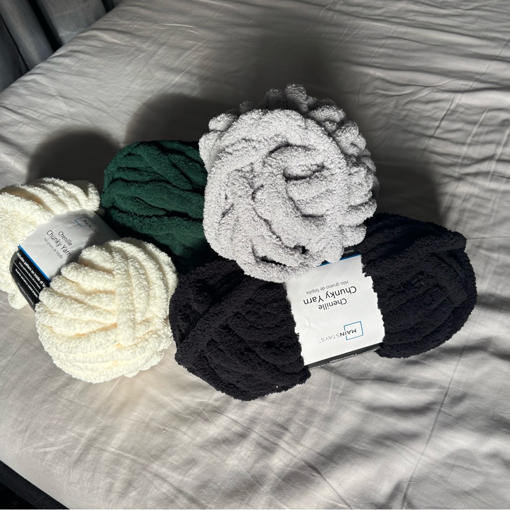 Mainstays Chenille Chunky set. - Picture 3 of 11